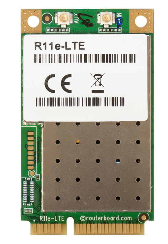 You Recently Viewed MikroTik R11E-LTE miniPCIe LTE 3G / 4G Wireless Card Image